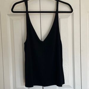 Tobi black knit tank top